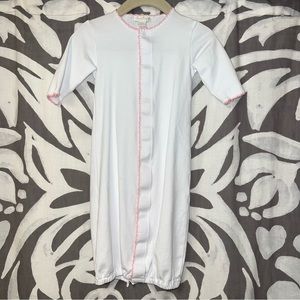 NWOT Kissy Kissy White Pink New Premier Basics Converter Gown